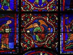 Scena dalla Vita di San Martino, Cattedrale di Chartres da French School